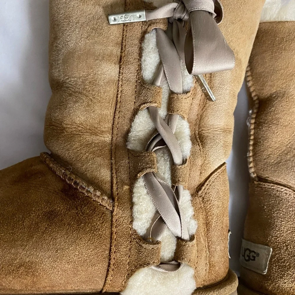 UGG Boots Pala Corset‎ RibbonTan Boots 8